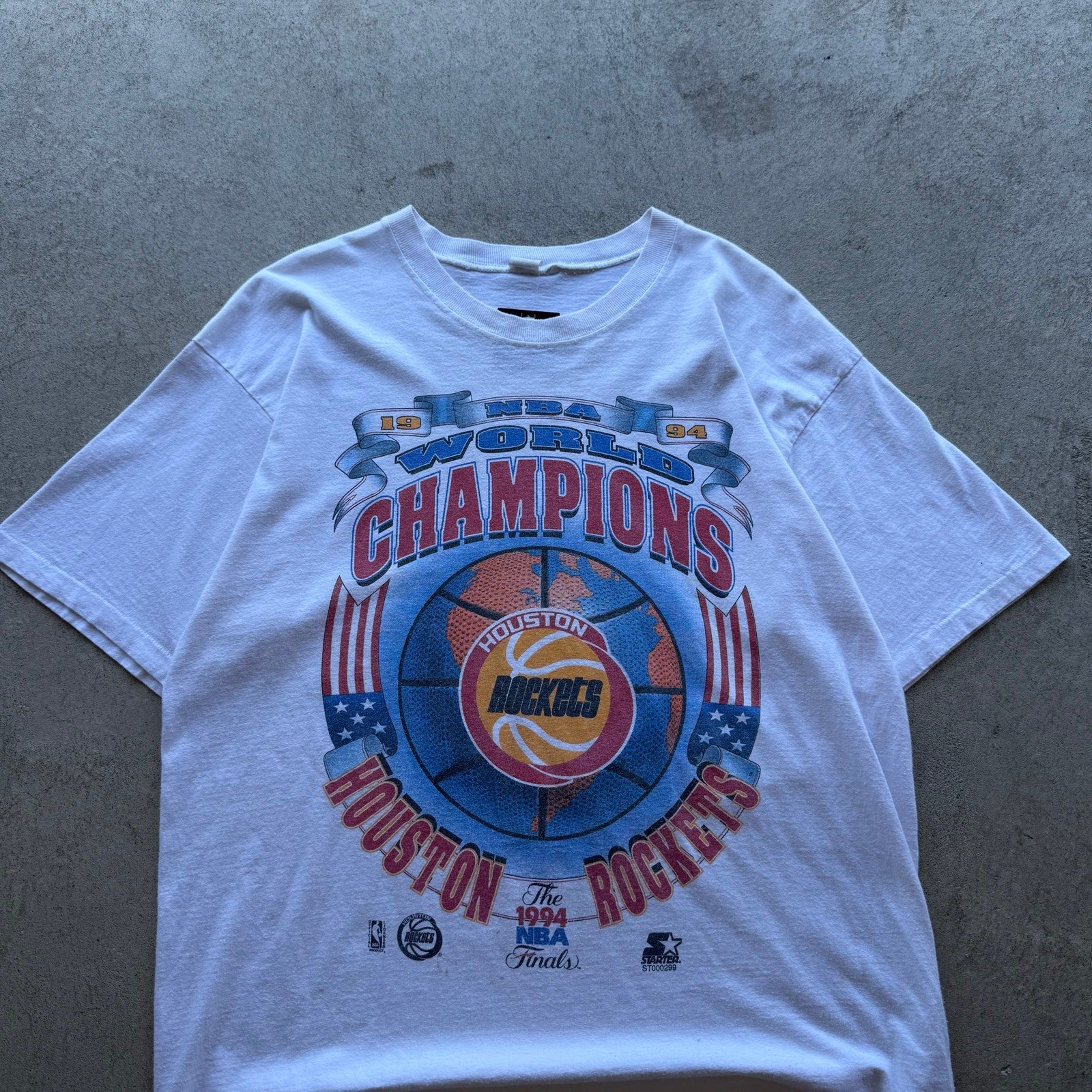 1994 Houston Rocket NBA World Champions Graphic Tee XL