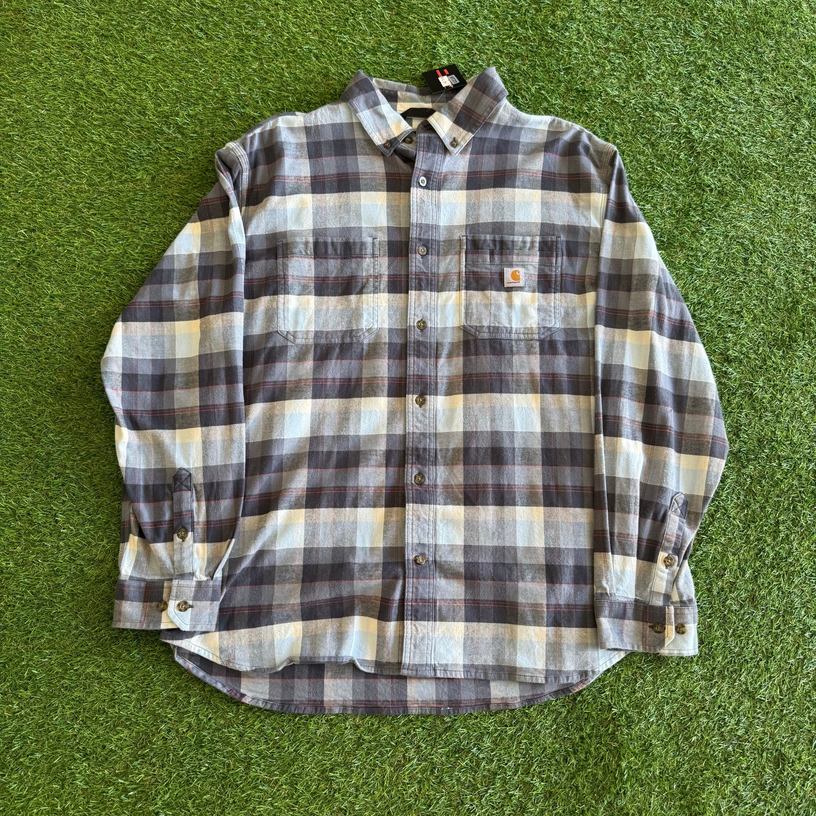 CARHARTT PATTERNED LONGSLEEVE THERMAL X-L