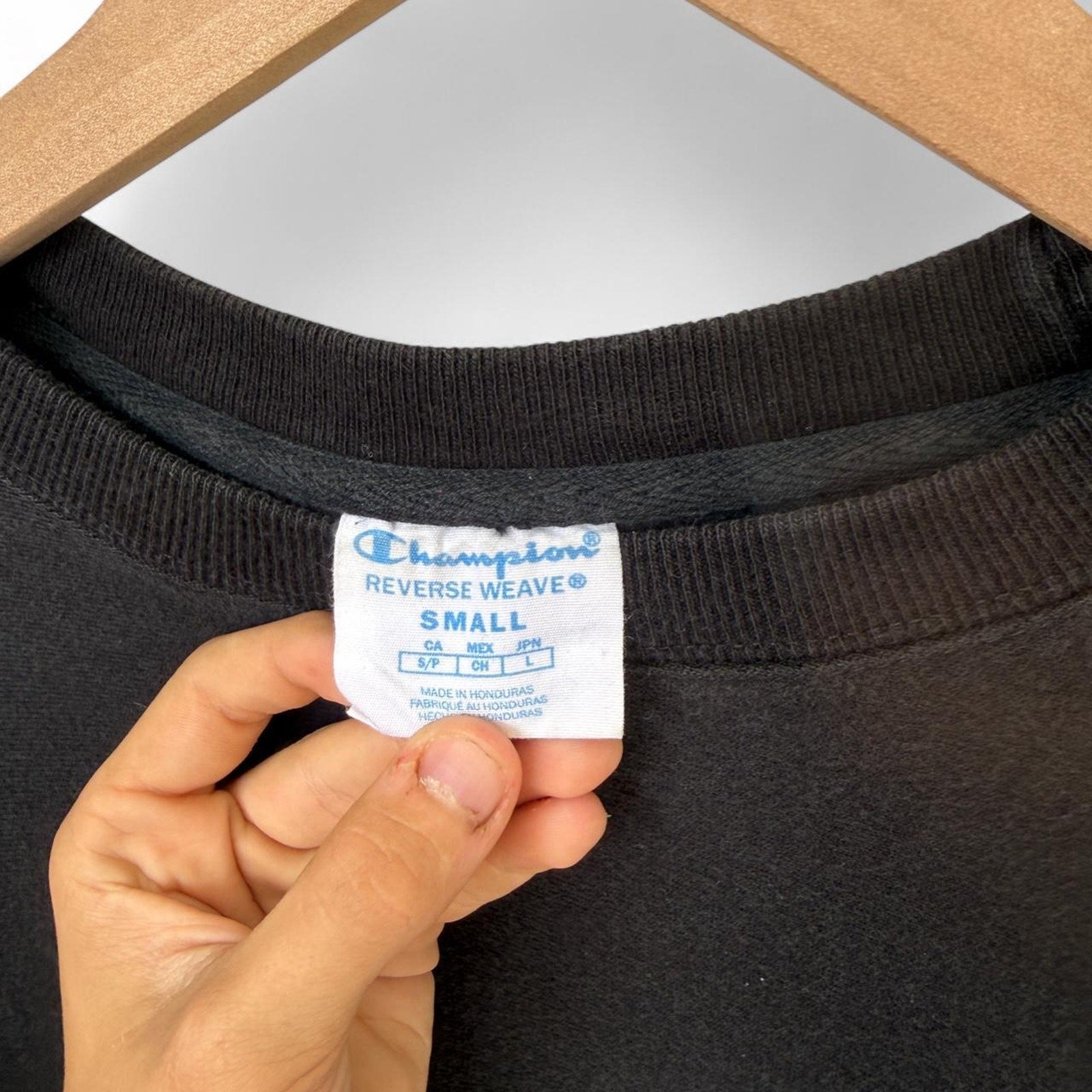 Vintage champion reverse weave champion S