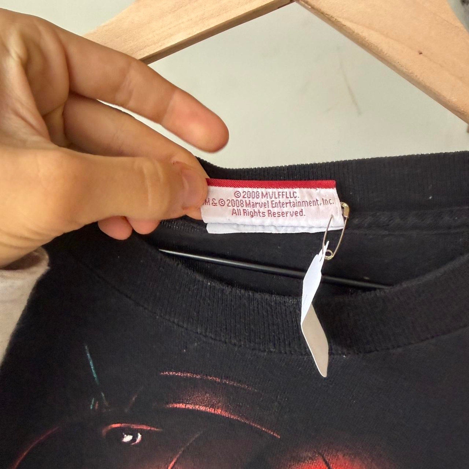 2008 IRON MAN MARVEL TEE L