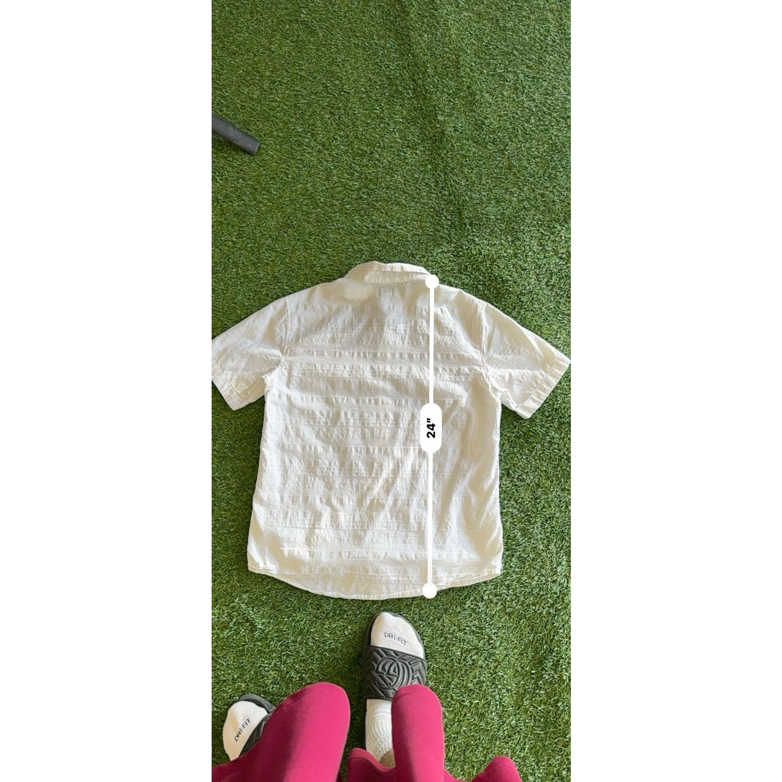 OLDNAVY WHITE BUTTON UP S