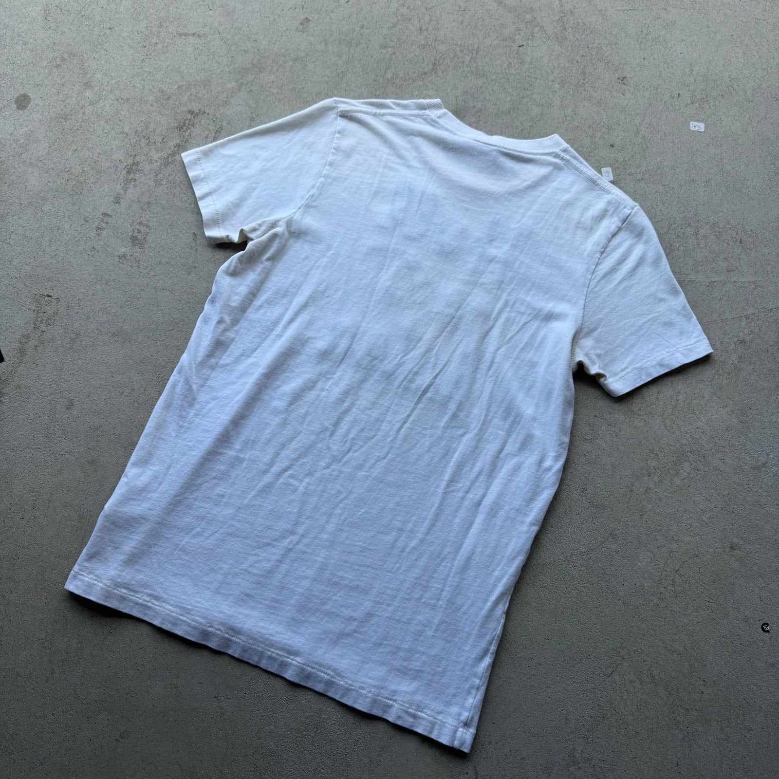 Y2K Mens White Hollister Spellout Tee M