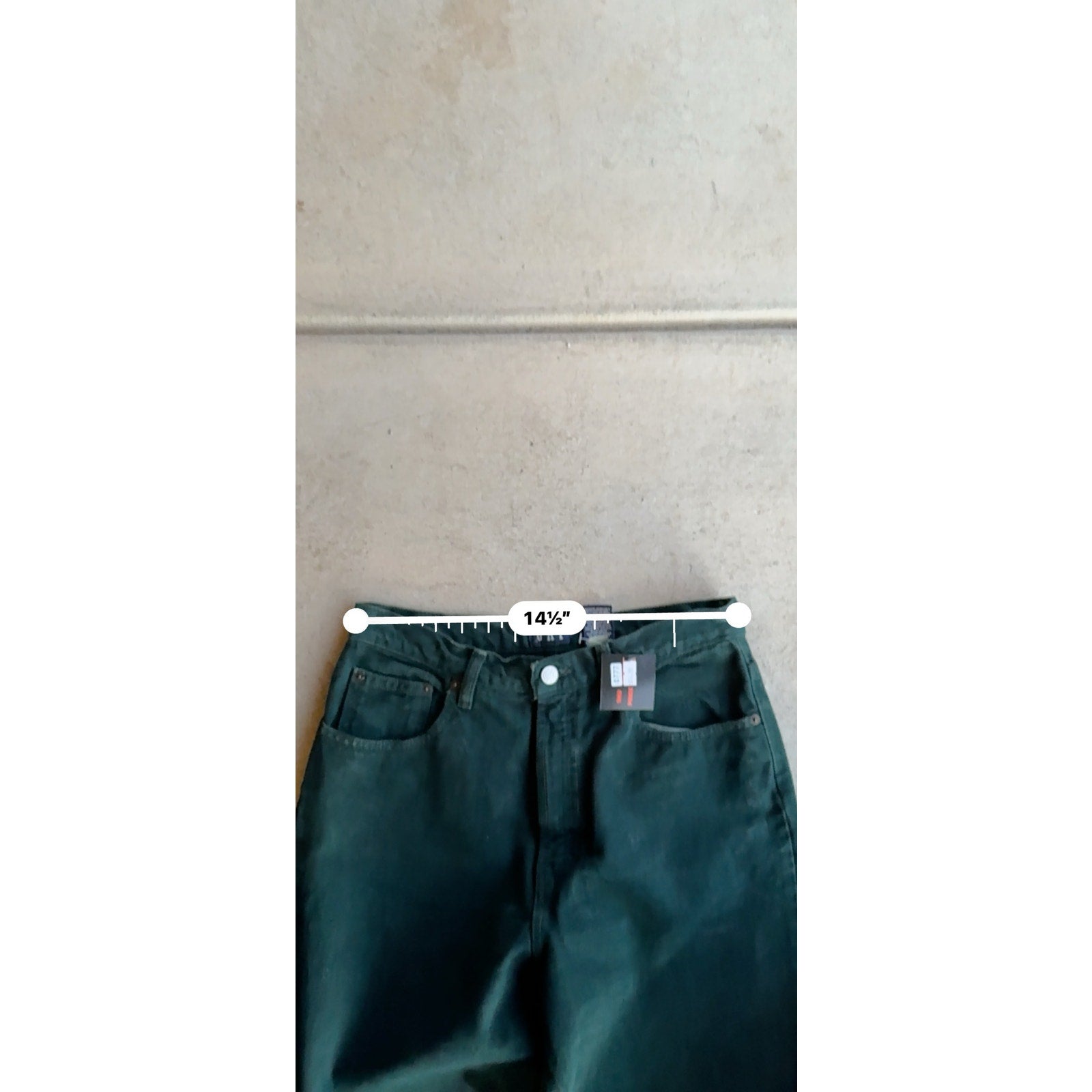 90S GREEN GAP SKINNY WOMENS DENIM 10 LONG 28 x 31