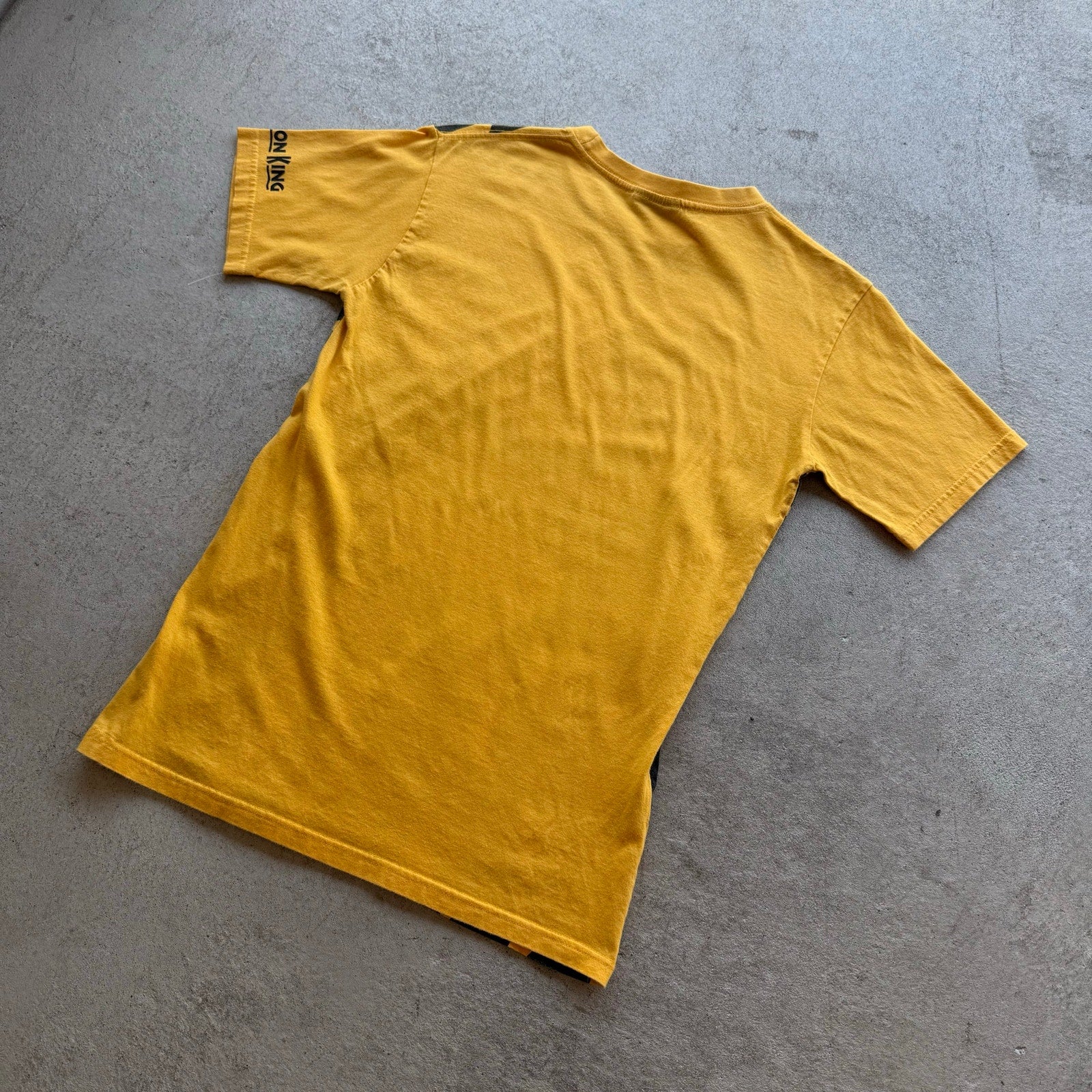 Y2K Mens The Lion King Aop Mens Yellow Tee S