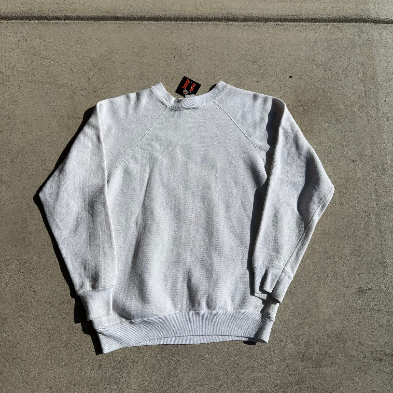 80S NB VIKINGS WHITE TULTEX CREWNECK M