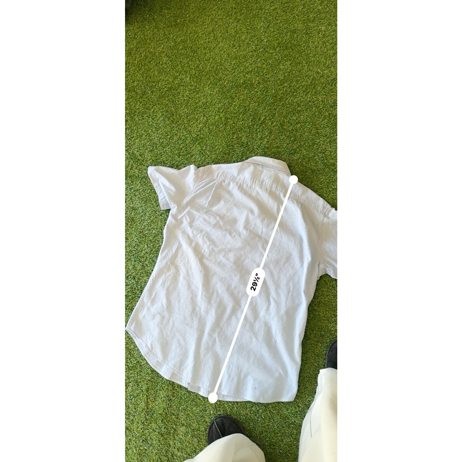 Y2K EDDIE BAUER BLUE BUTTON UP L