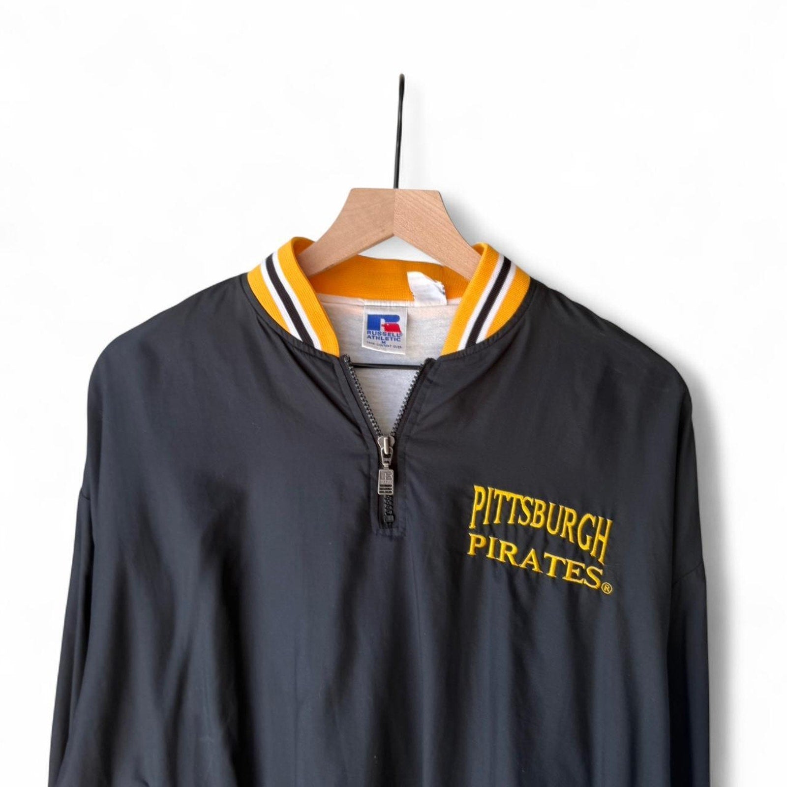 90S PITTSBURGH PIRATES NHL RUSSELL ATHLETIC JACKET M