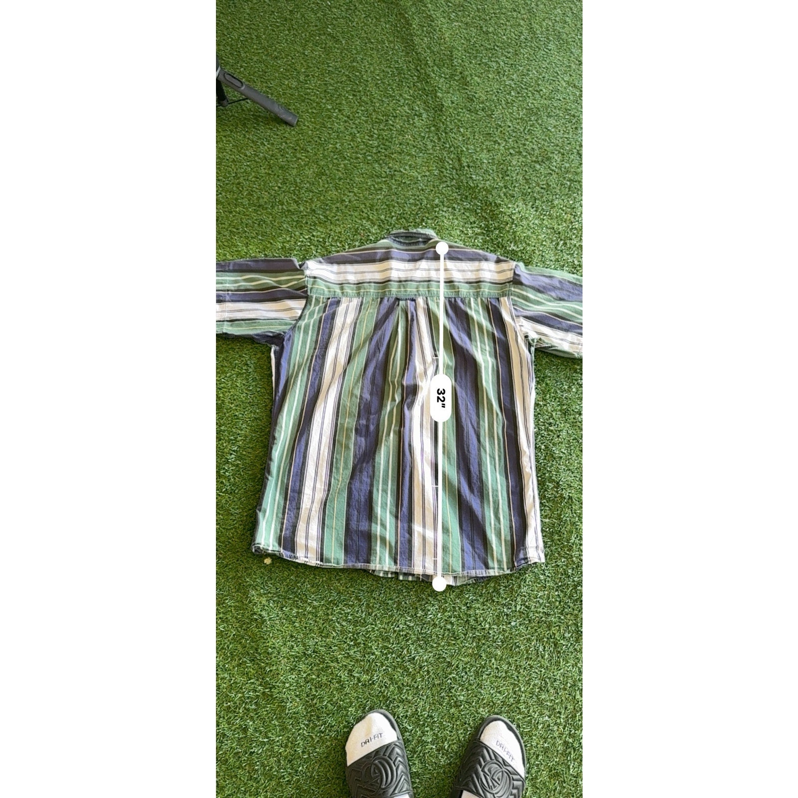 90S CHAPS RALPH LAUREN BUTTON UP X-L