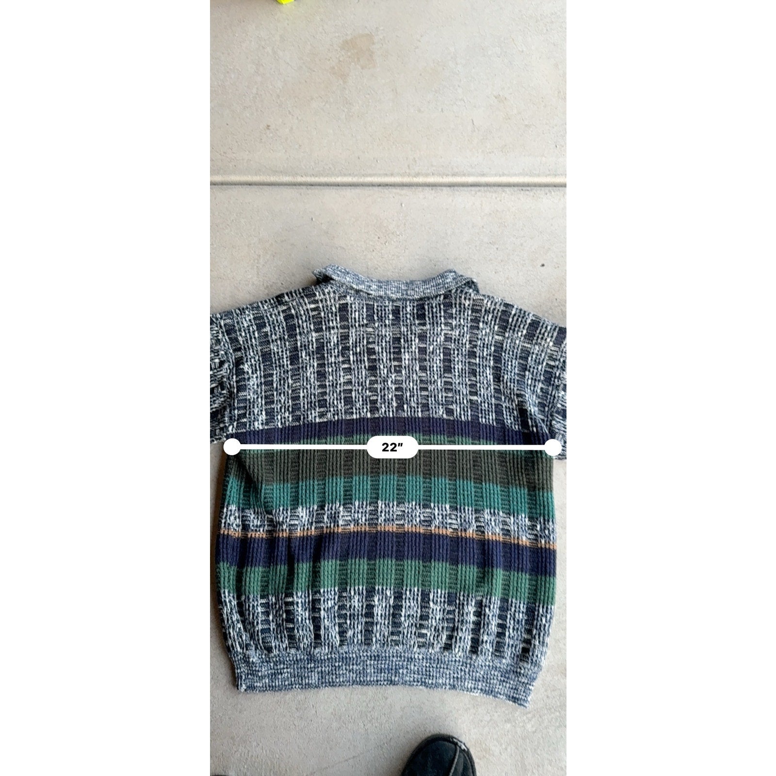 90s Navigator Knit Quarterzip M