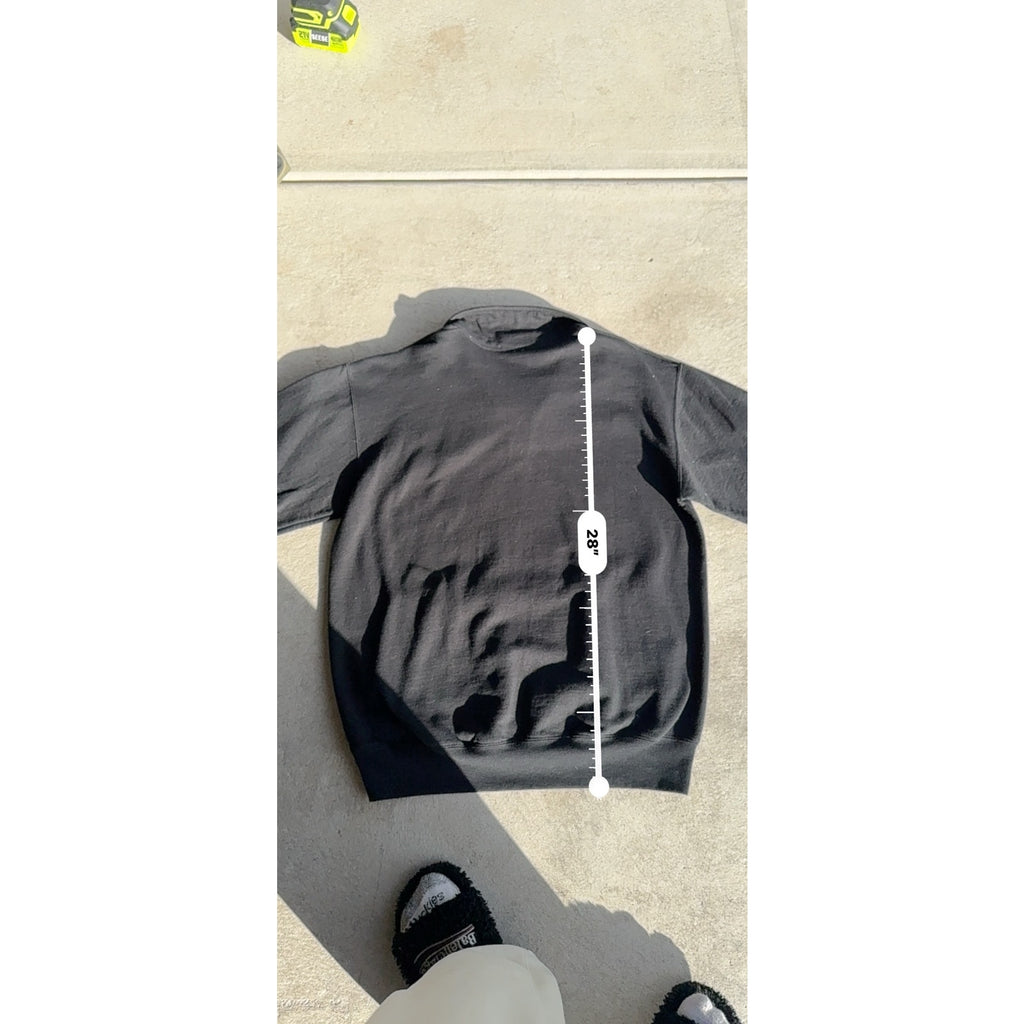 USMC CHAMPION BLACK QUARTERZIP L