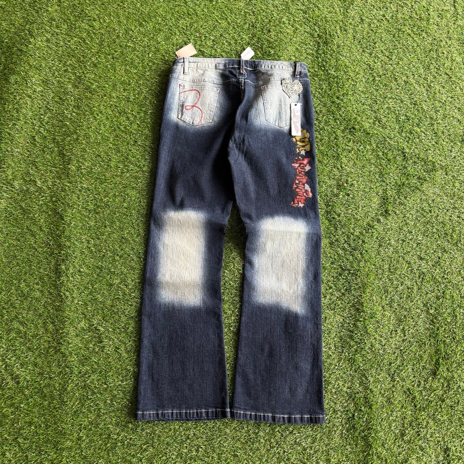 Y2K Deadstock Tweety Looney Tunes Lot 29 Jeans 32 x 30