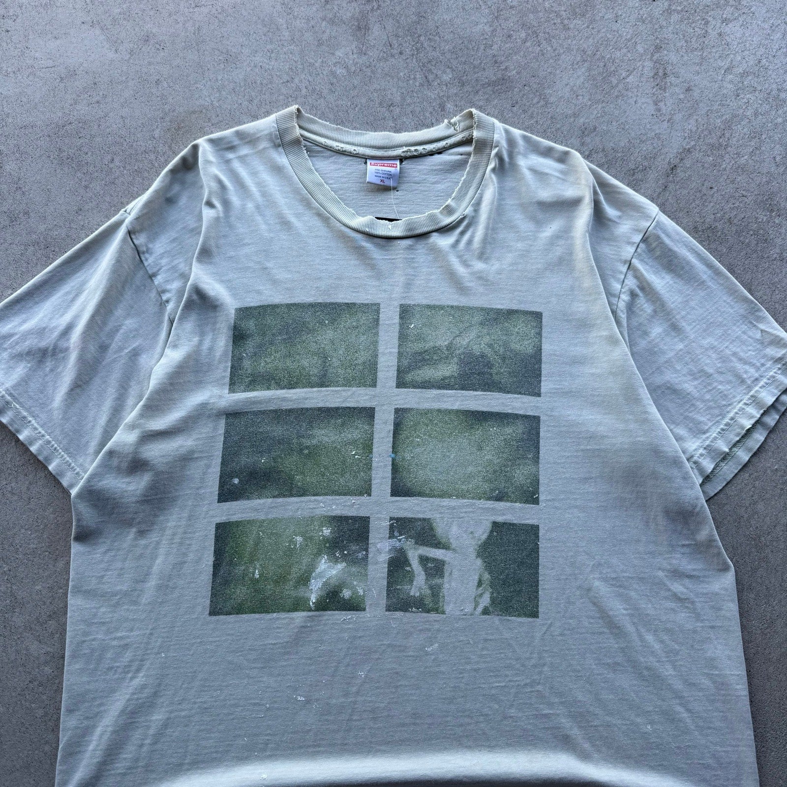 90S SUPREME RUBBER JHONNY ALIEN FADED TEE XL