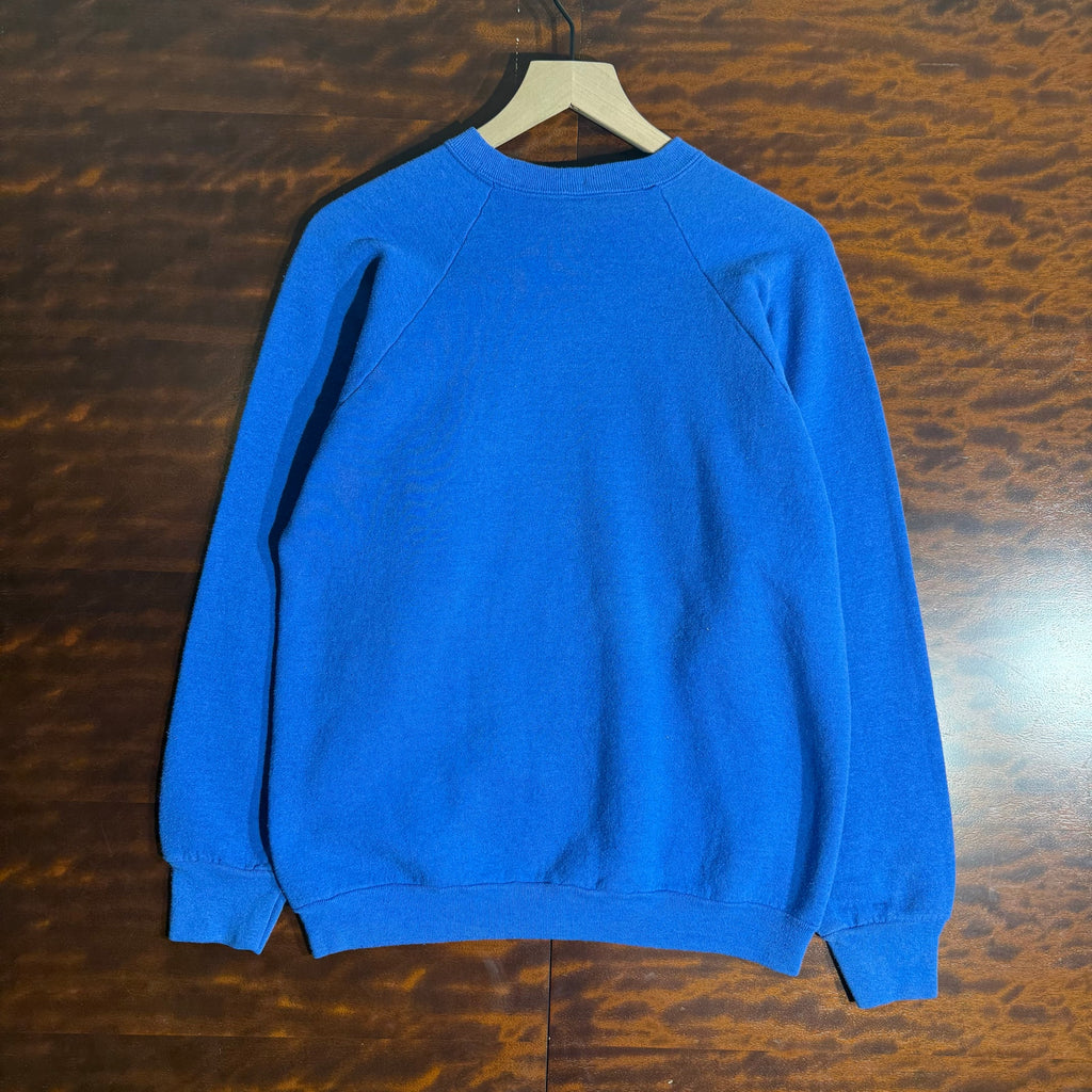 80s Mens Bum Equipment Blue Crewneck L