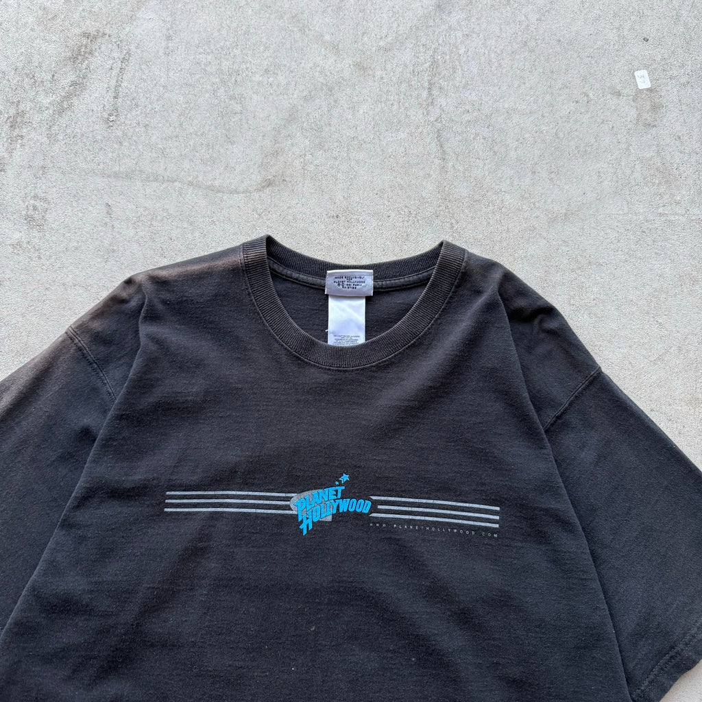 1991 Planet Hollywood Mens Center Hit Graphic Tee L