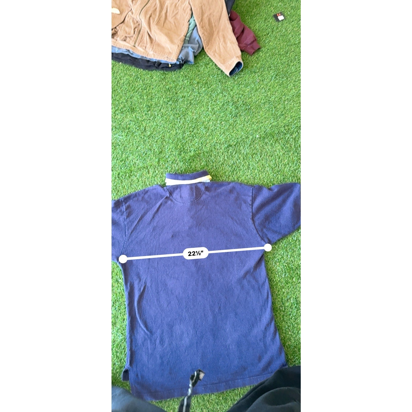 90s Michigan Mens Navy College Polo L