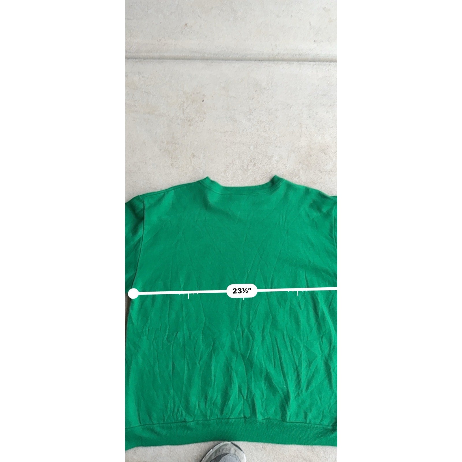 Y2K GREEN CHRISTMAS ORNAMENT CREWNECK X-L