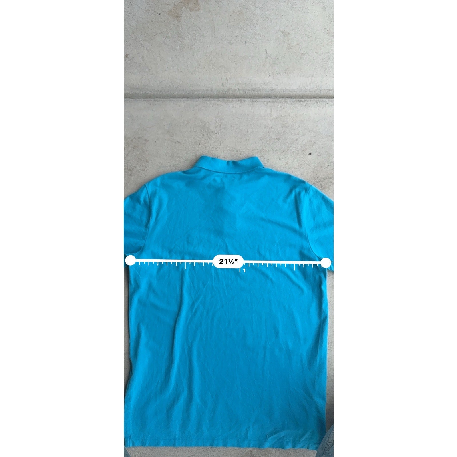 Y2K BLUE AND RED MENS POLO L