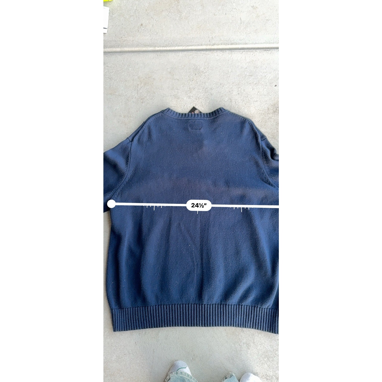 Y2K ST.JOHNS BAY MENS NAVY SWEATER XX-L