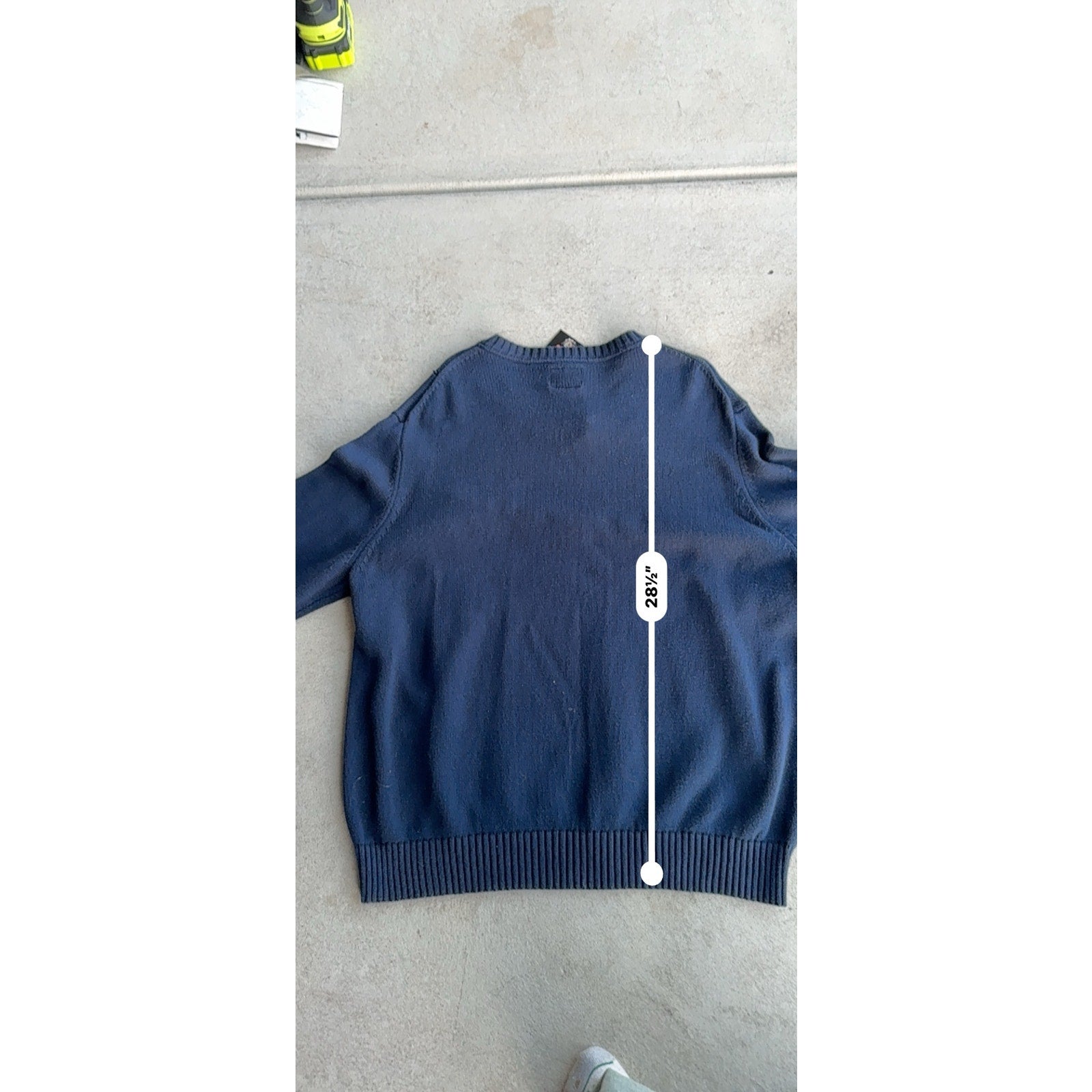 Y2K ST.JOHNS BAY MENS NAVY SWEATER XX-L