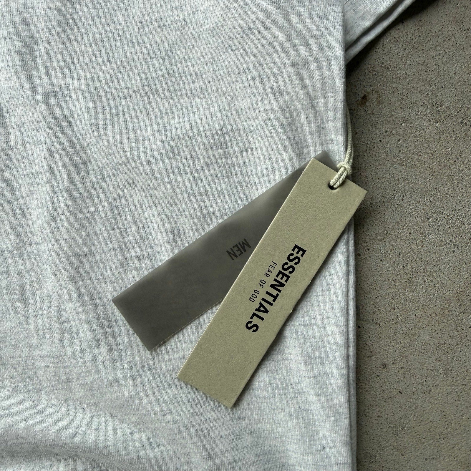 Men's Light Oat Heavyweight Fear Of God Essentials Tee M