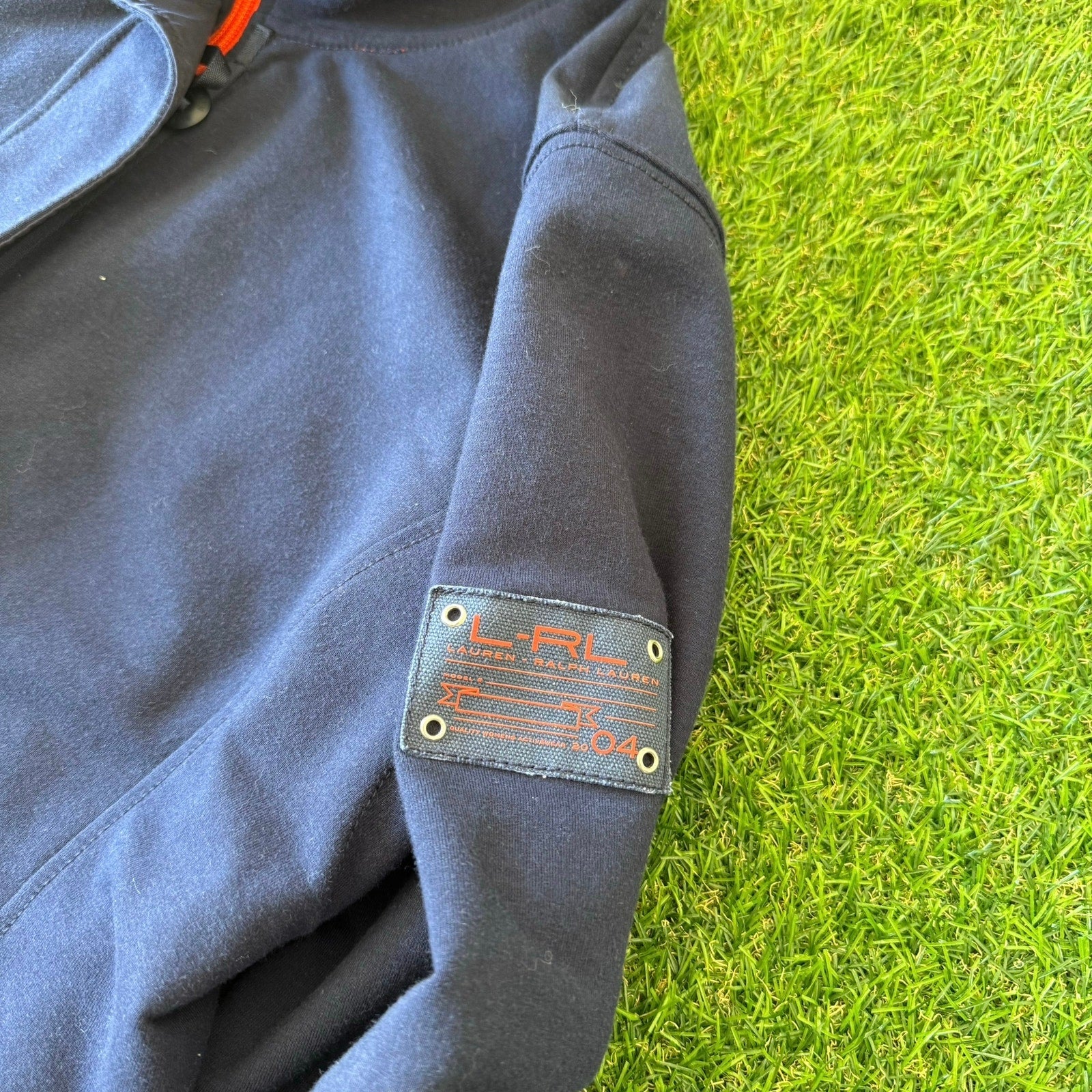 Y2K Crazy LRL Ralph Lauren Full Zip Womens Jacket L (Mens M)