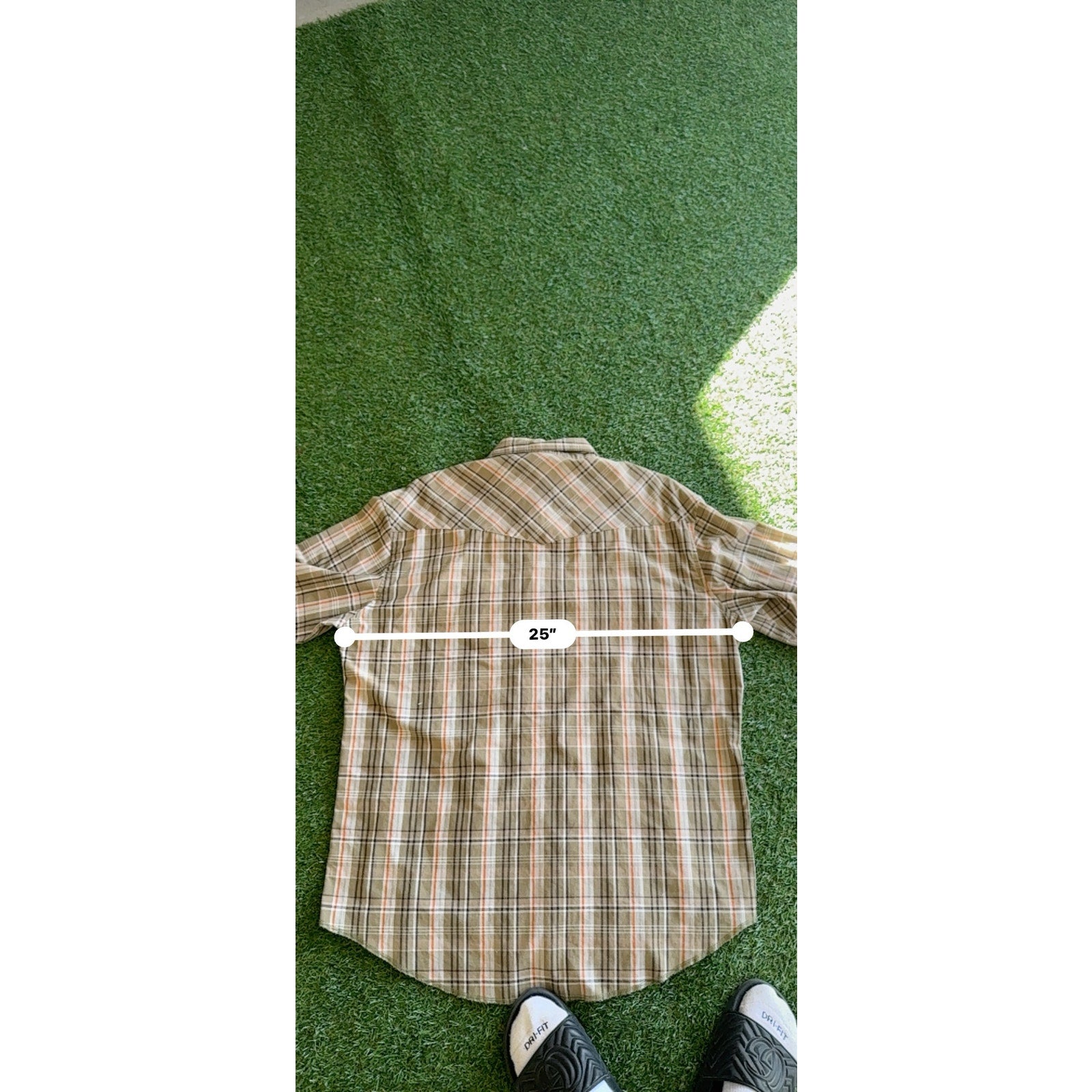 Y2K WRANGLER LIGHT GREEN PEARL SNAP BUTTON UP L