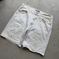 Y2K Mens Light Tan Loose Fit Gap Bermuda Jorts 36