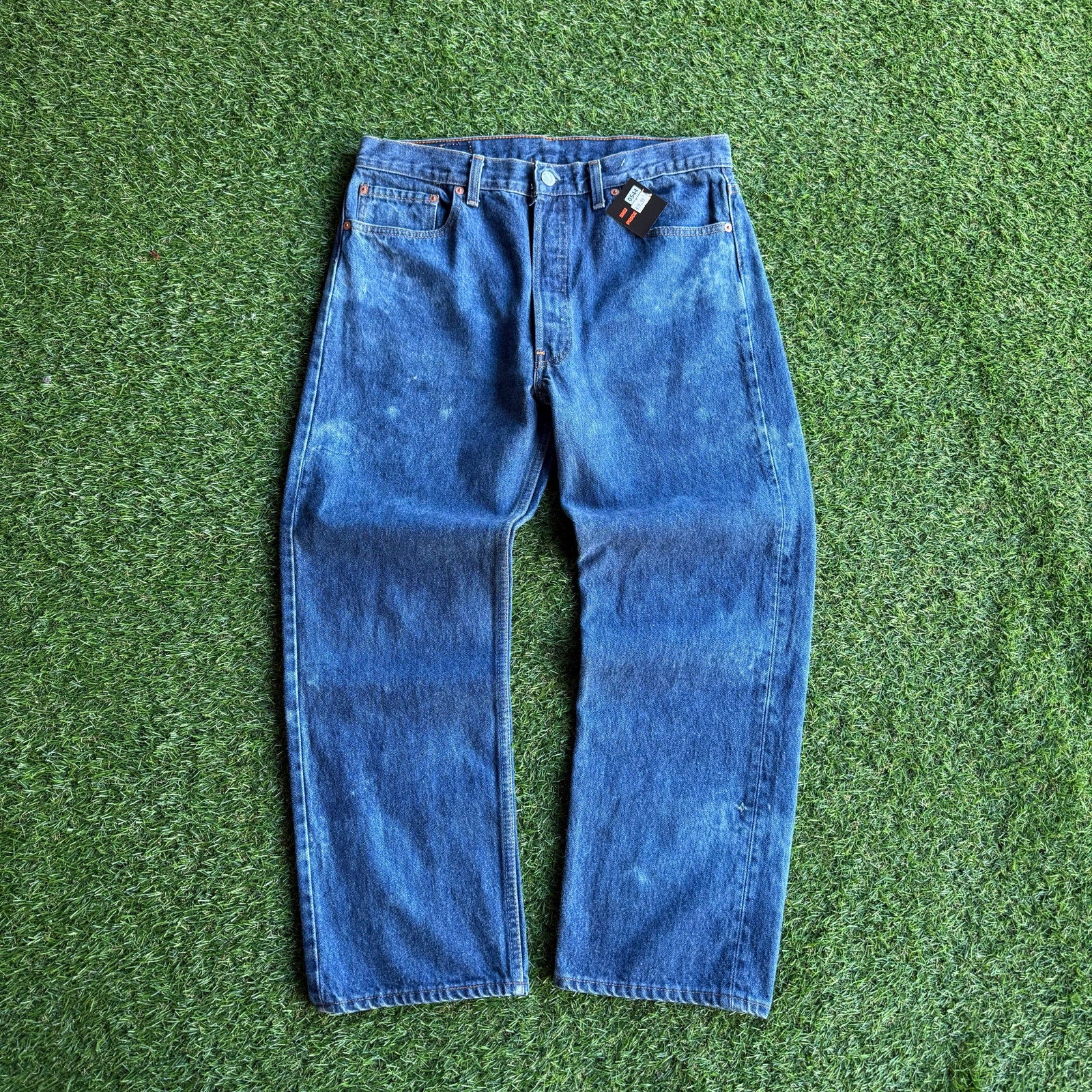 70s Cut Tab Levis WIth Paint Splatter 32 x 28