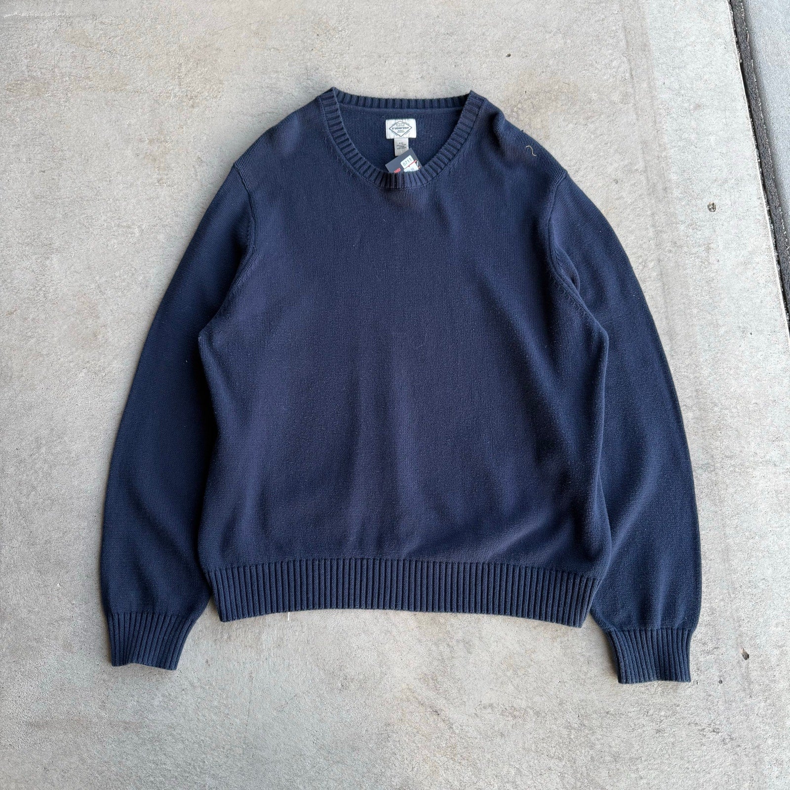 Y2K ST.JOHNS BAY MENS NAVY SWEATER XX-L