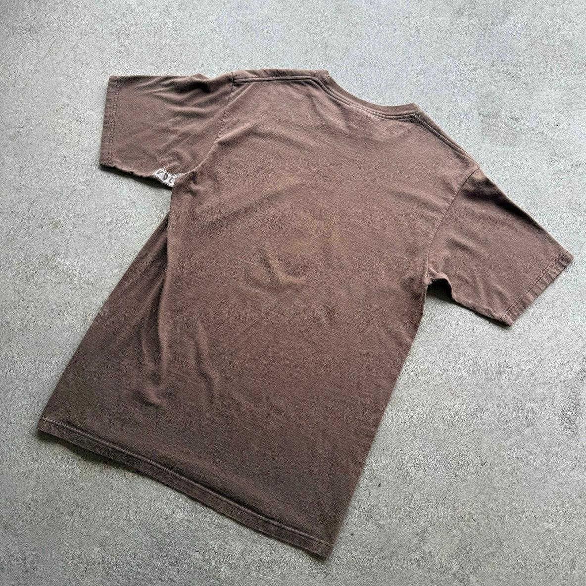 Y2K Brown Mens Skeleton Volcom Tee M