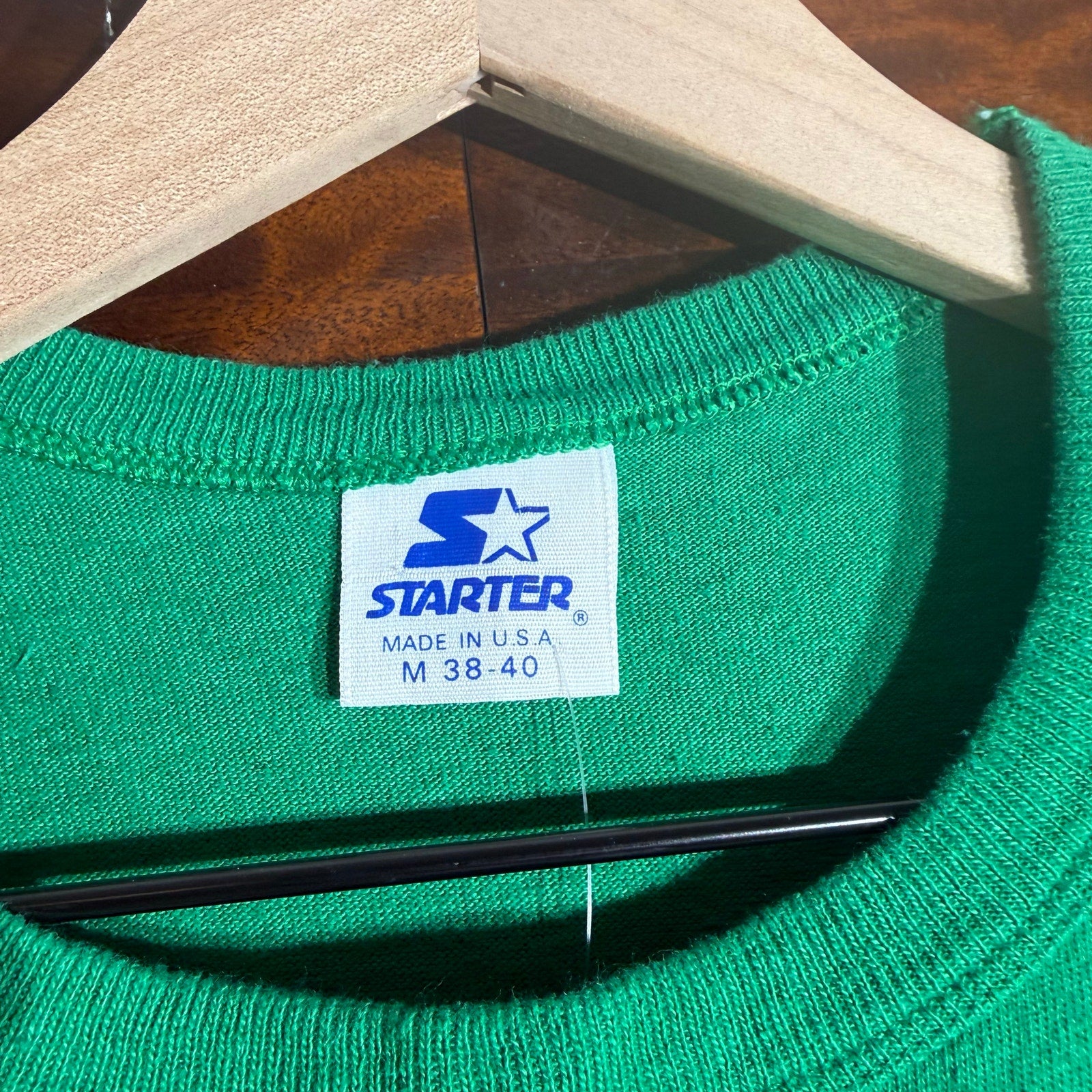 90s Mens Boston Celtics Single Stitch Starter NBA Tee M