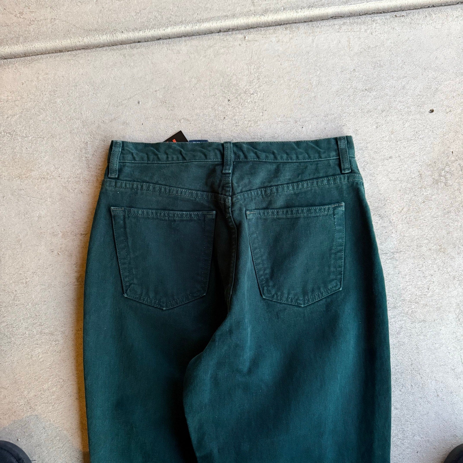 90S GREEN GAP SKINNY WOMENS DENIM 10 LONG 28 x 31